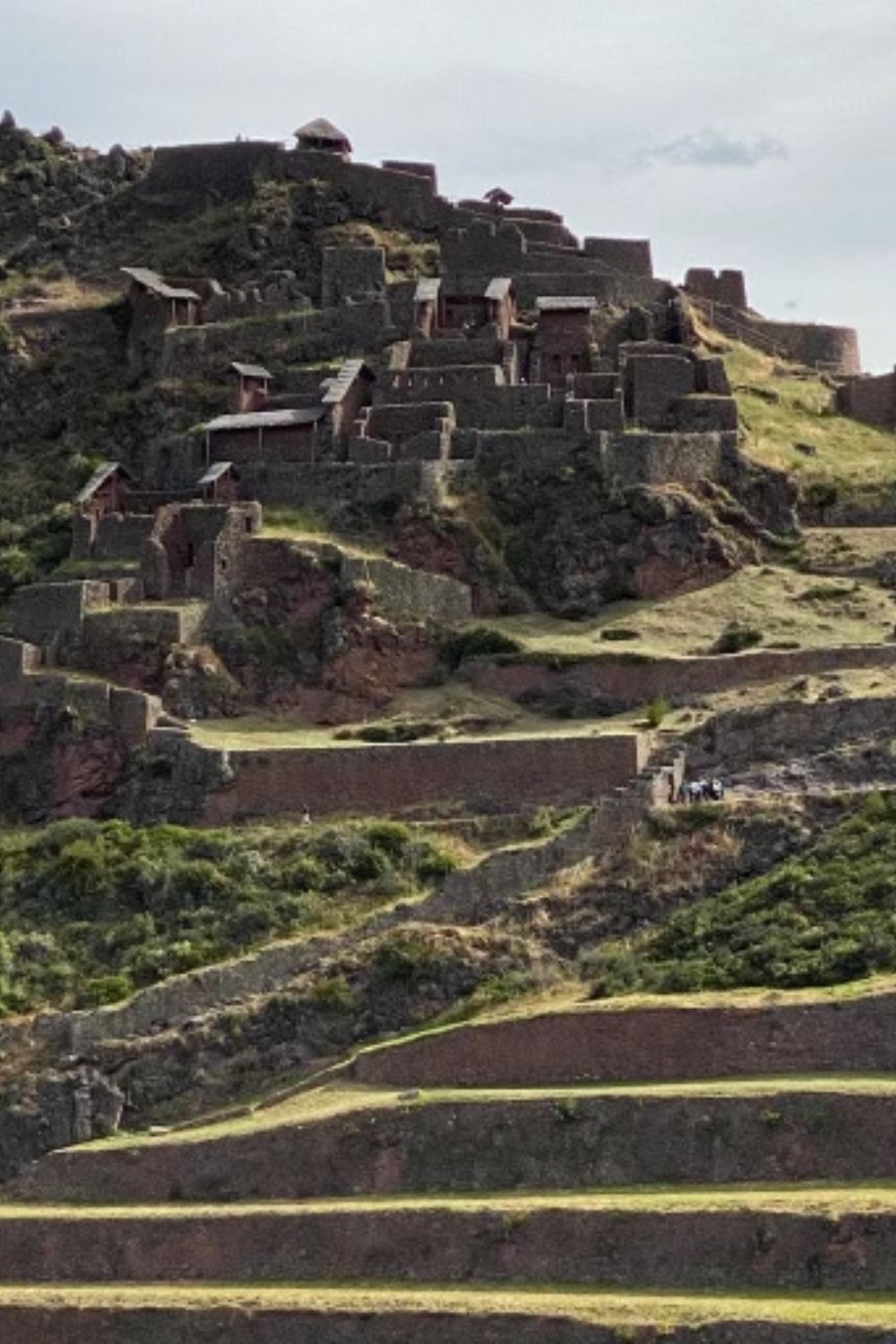 steps to ancient ruins in Peru