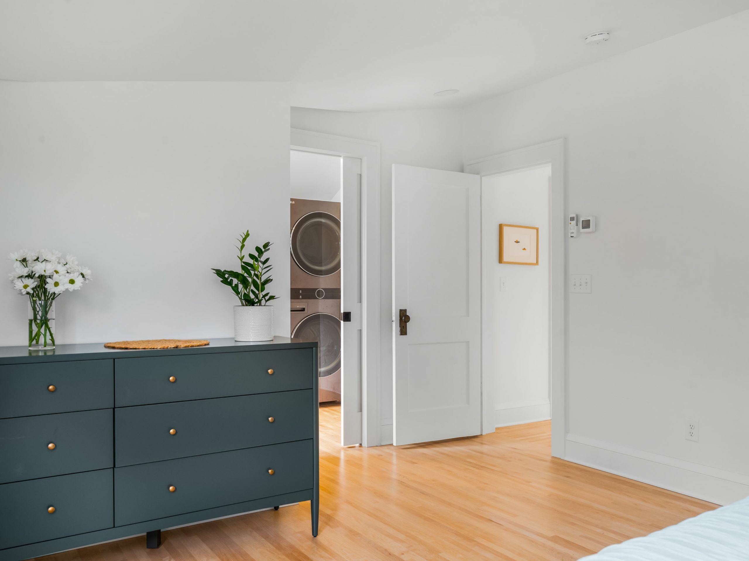 second-story bungalow renovation white bedroom