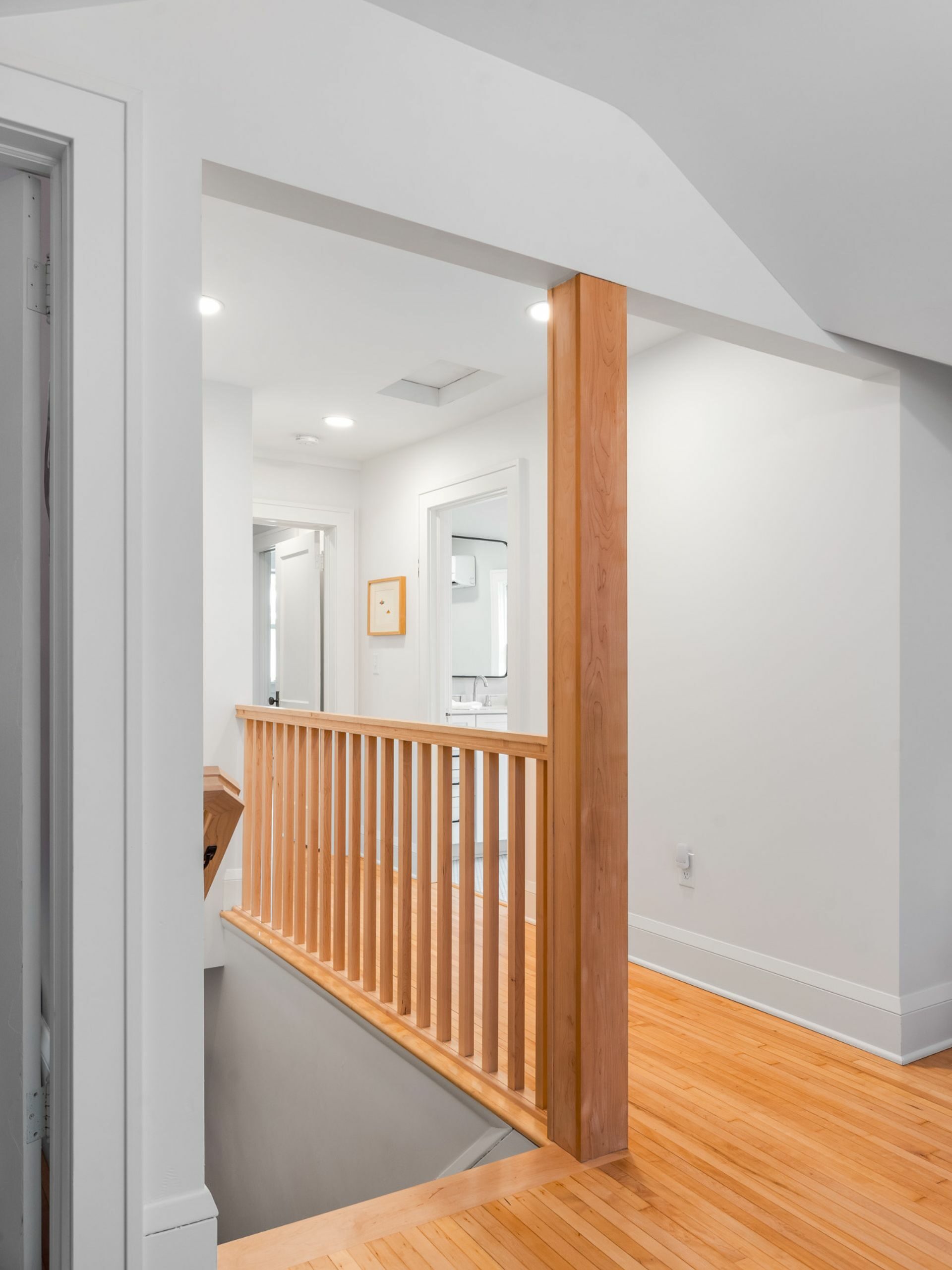second-story bungalow renovation stairway
