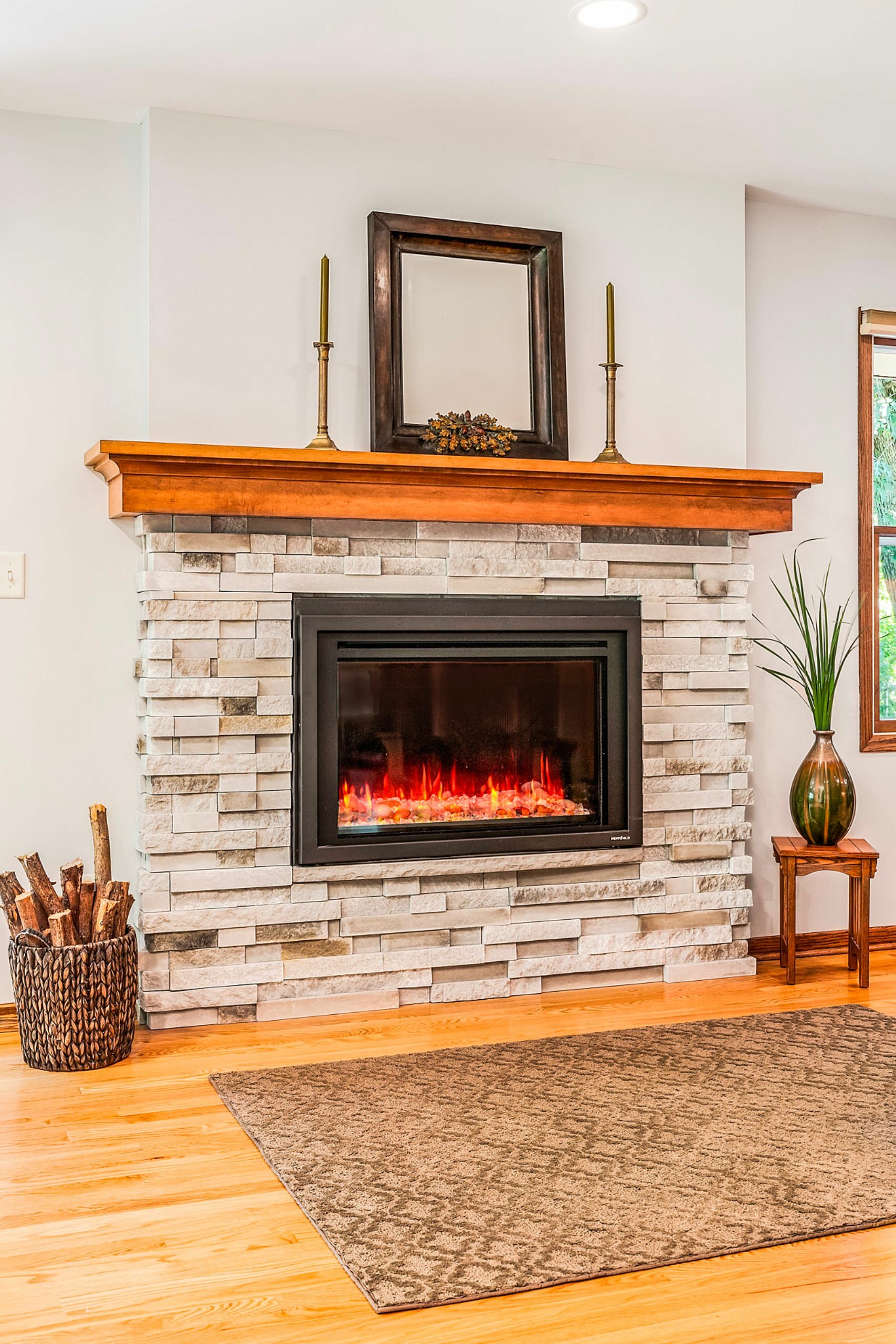 home remodeling tips  include a fireplace as your focal point